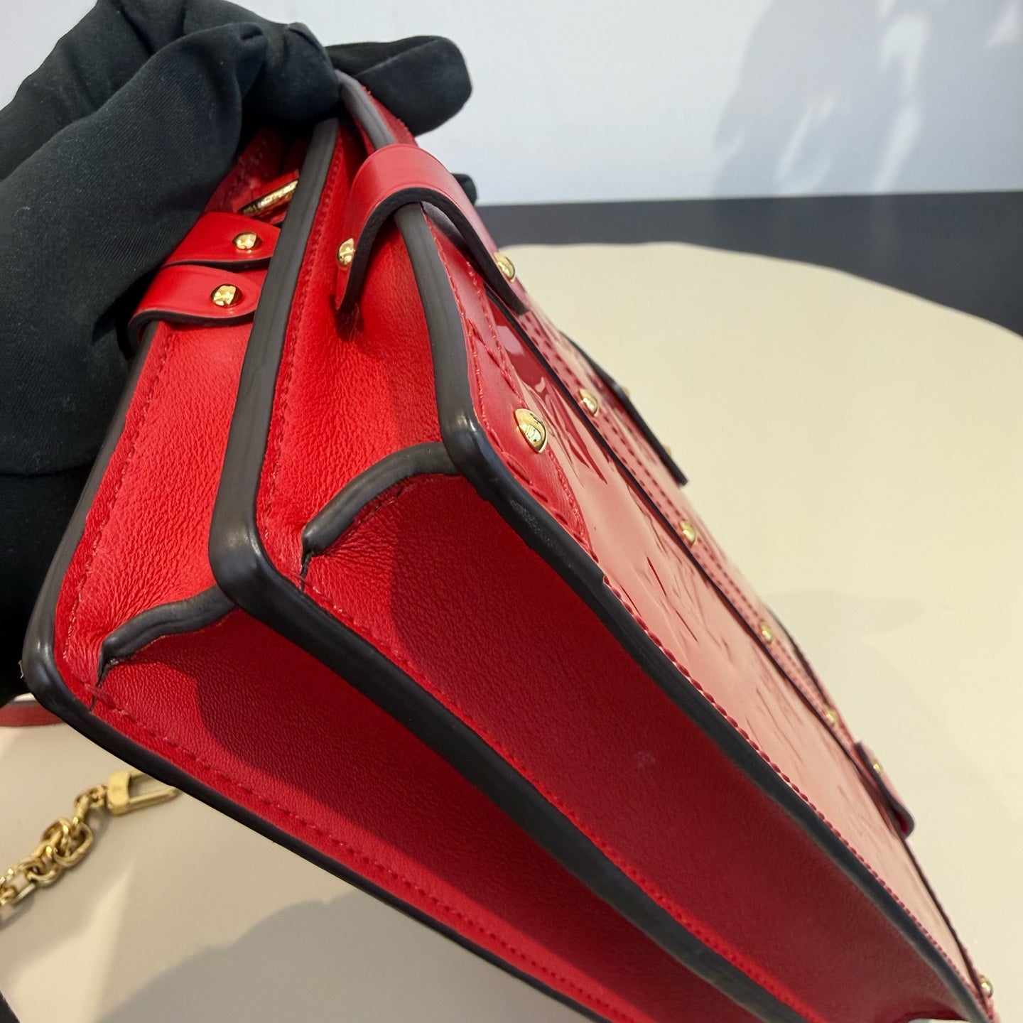 Louis Vuitton - Trunk Clutch - Patent leather - Red - (mini)