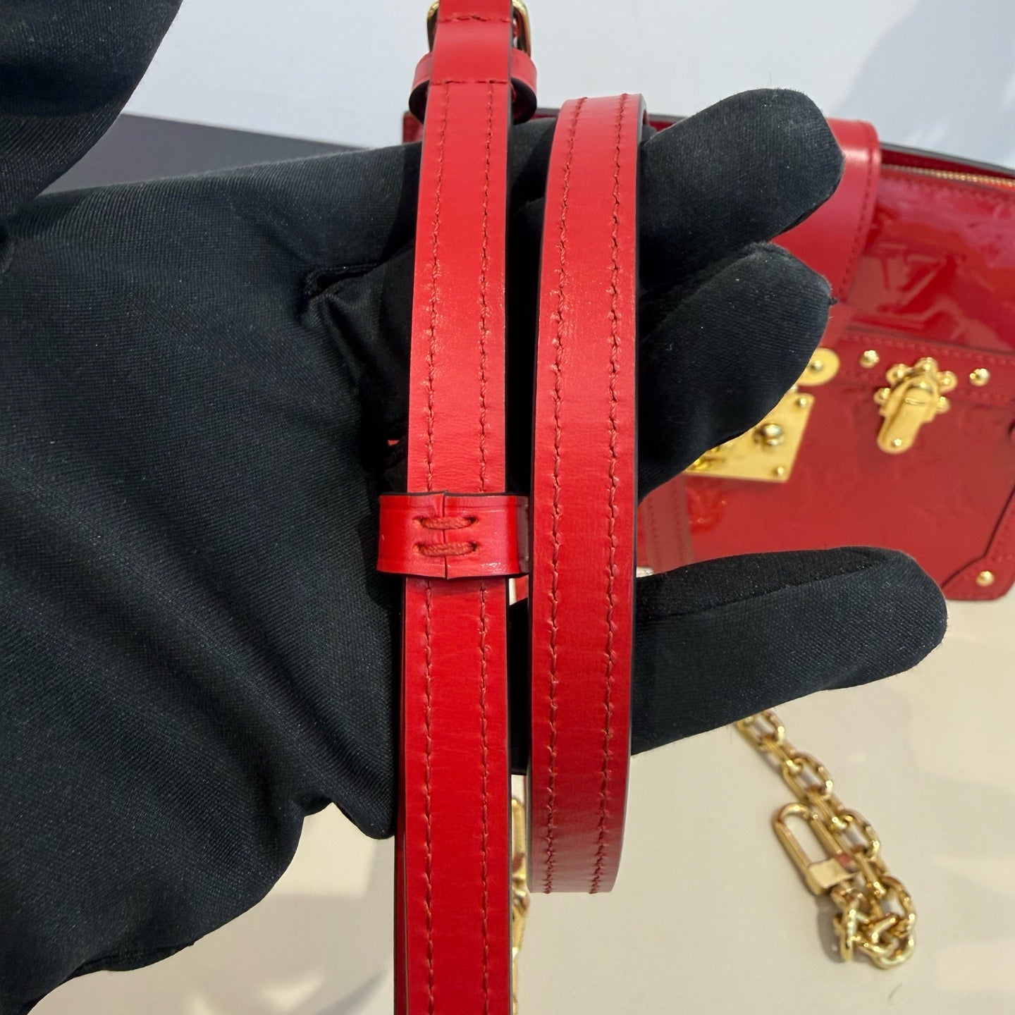 Louis Vuitton - Trunk Clutch - Patent leather - Red - (mini)