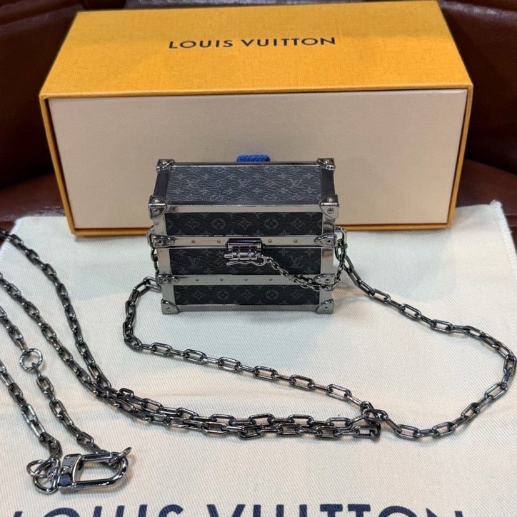 Louis Vuitton - Trunk Mini - Cloth - Black - (mini)