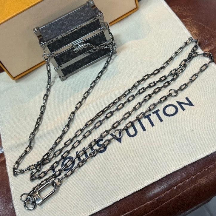 Louis Vuitton - Trunk Mini - Cloth - Black - (mini)