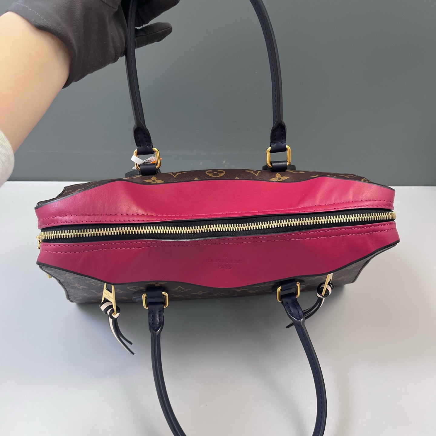 Louis Vuitton - Tuileries - Monogram canvas with leather trim - Multicolour (Brown, Pink, Navy) - (medium)