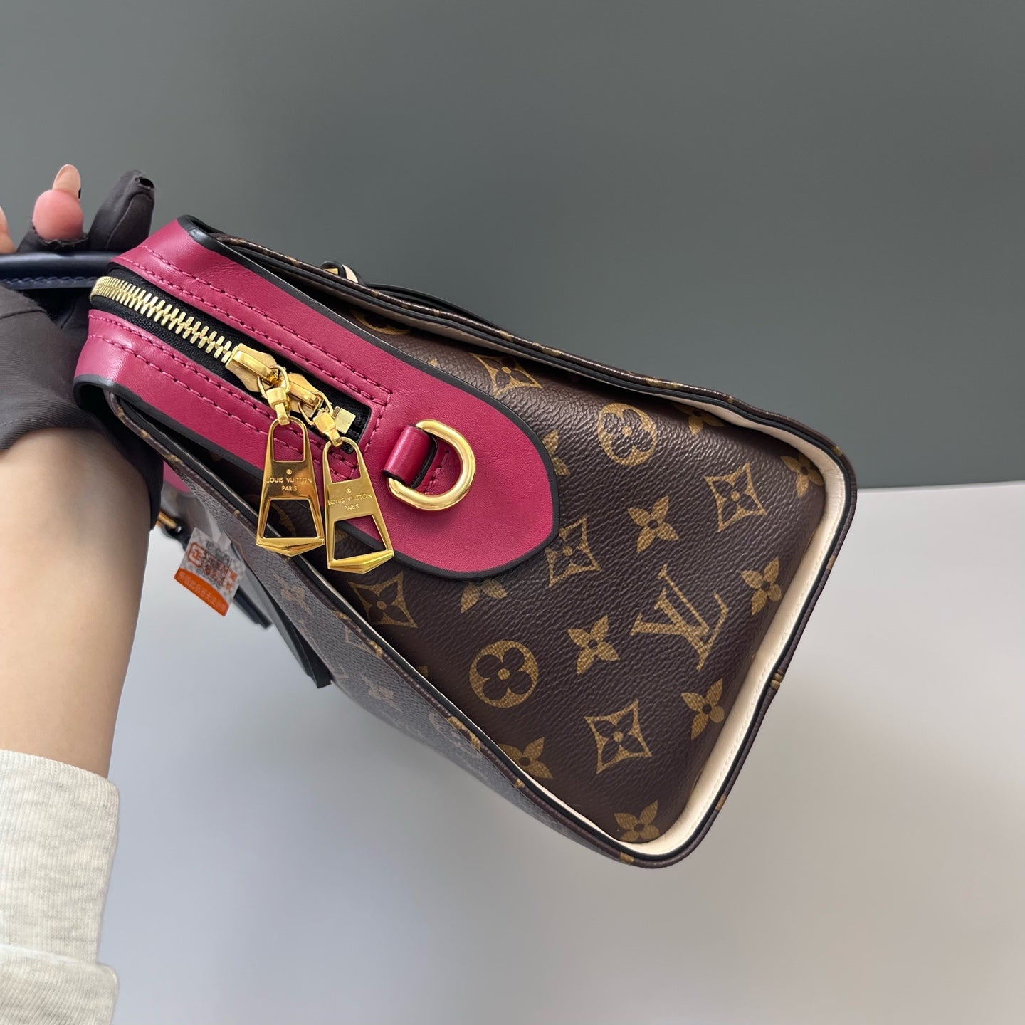 Louis Vuitton - Tuileries - Monogram canvas with leather trim - Multicolour (Brown, Pink, Navy) - (medium)
