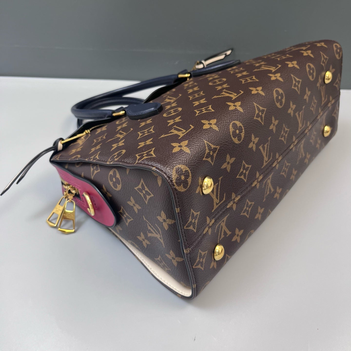 Louis Vuitton - Tuileries - Monogram canvas with leather trim - Multicolour (Brown, Pink, Navy) - (medium)