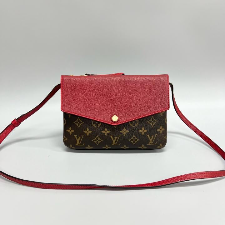 Louis Vuitton - Twice - Leather - Red - (mini)