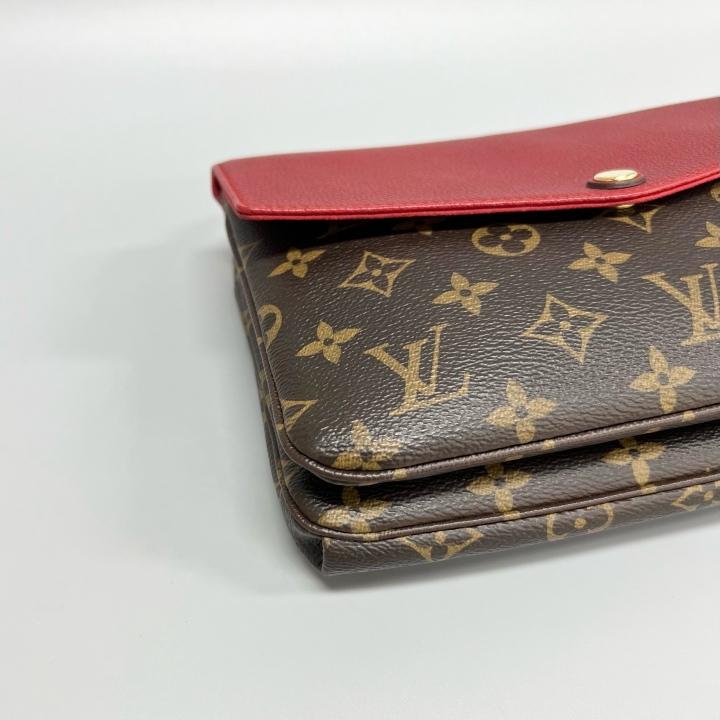 Louis Vuitton - Twice - Leather - Red - (mini)