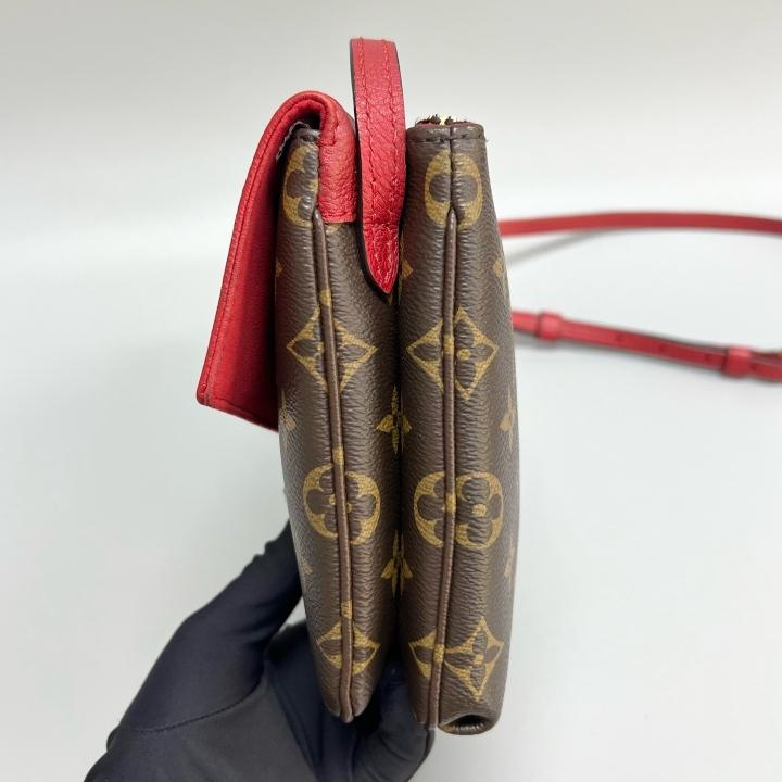 Louis Vuitton - Twice - Leather - Red - (mini)