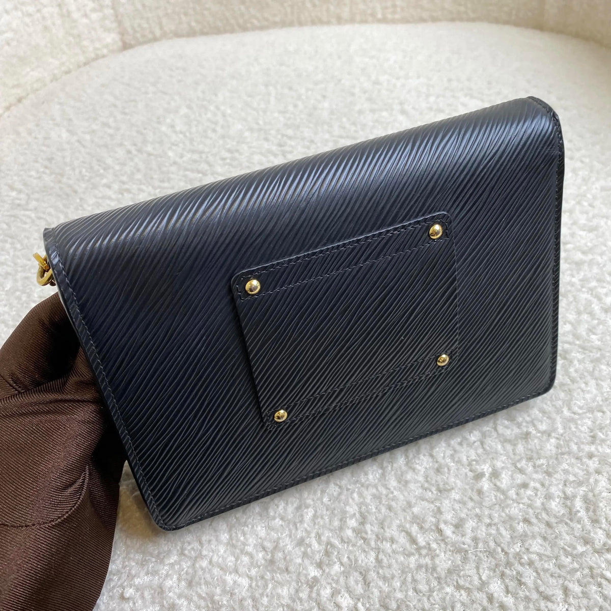 Louis Vuitton - Twist Belt WOC - Leather - Black - (mini)
