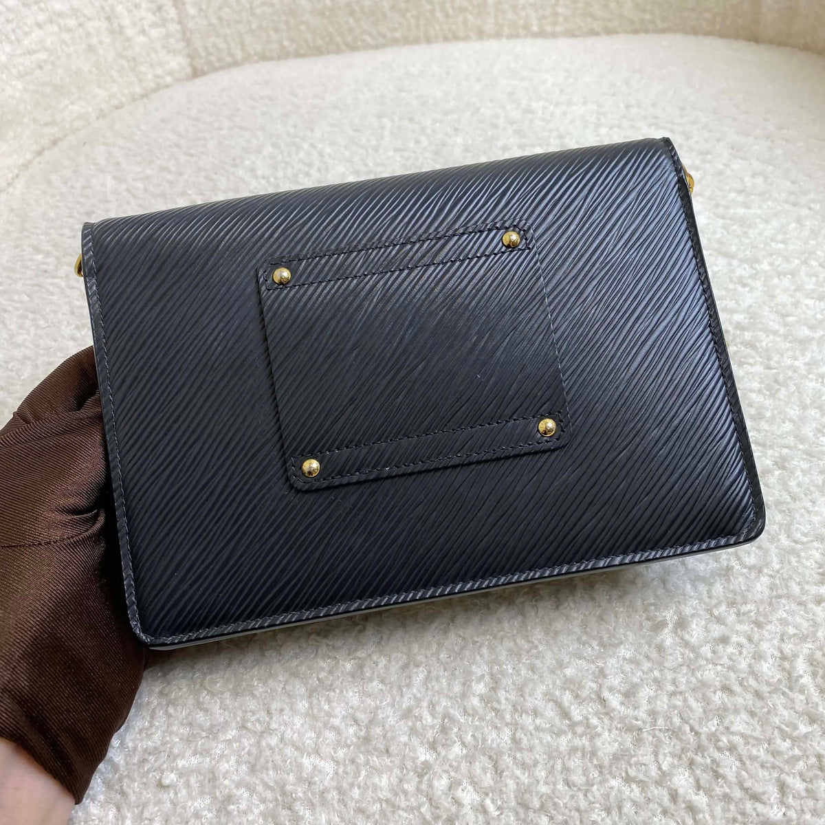Louis Vuitton - Twist Belt WOC - Leather - Black - (mini)