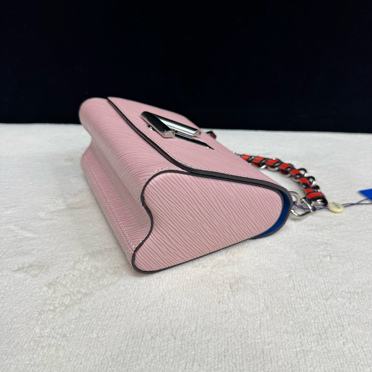 Louis Vuitton - Twist Chain Wallet - Epi leather - Pink with Silver-Tone Hardware - (mini)