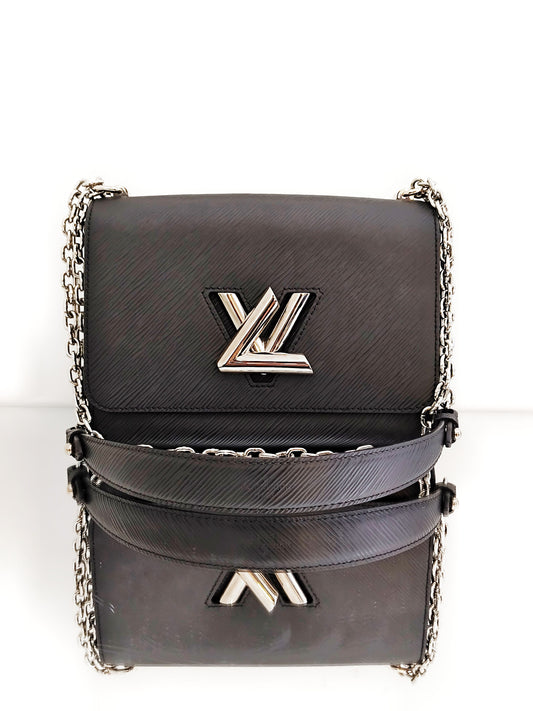 Louis Vuitton - Twist - Epi leather - Black with Silver-Tone Hardware - (Medium)