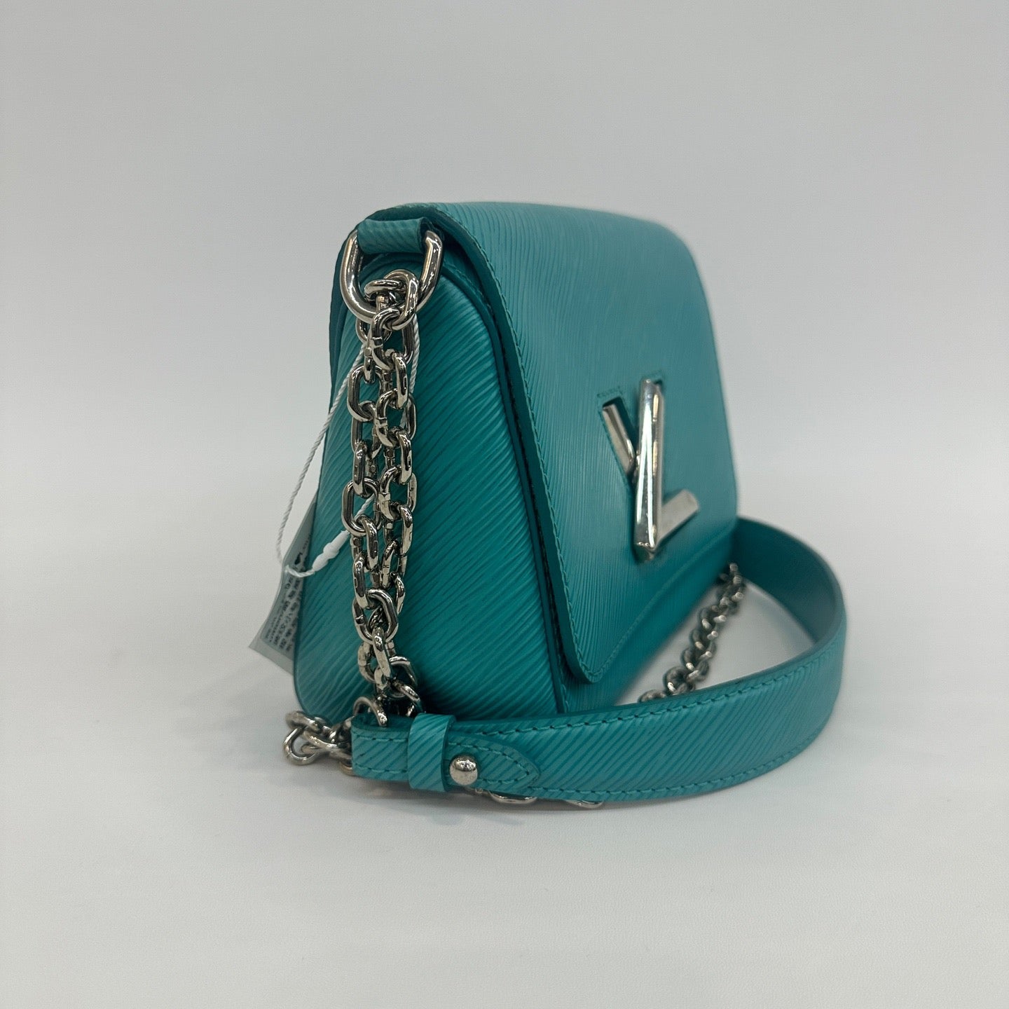 Louis Vuitton - Twist - Epi leather - Turquoise with Silver-Tone Hardware - (mini)