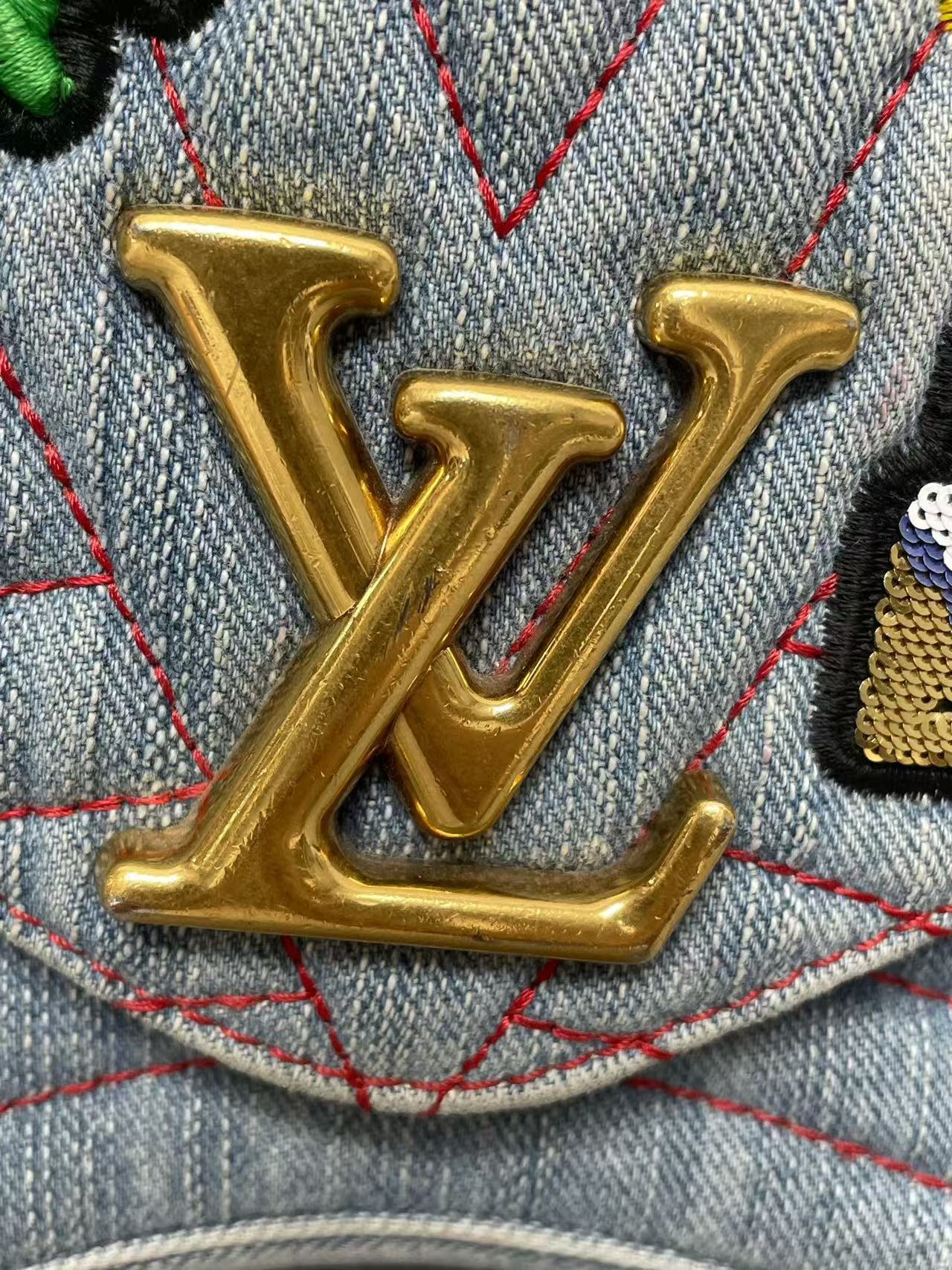 Louis Vuitton - Twist Flap Bag - Denim - Blue - (mini)