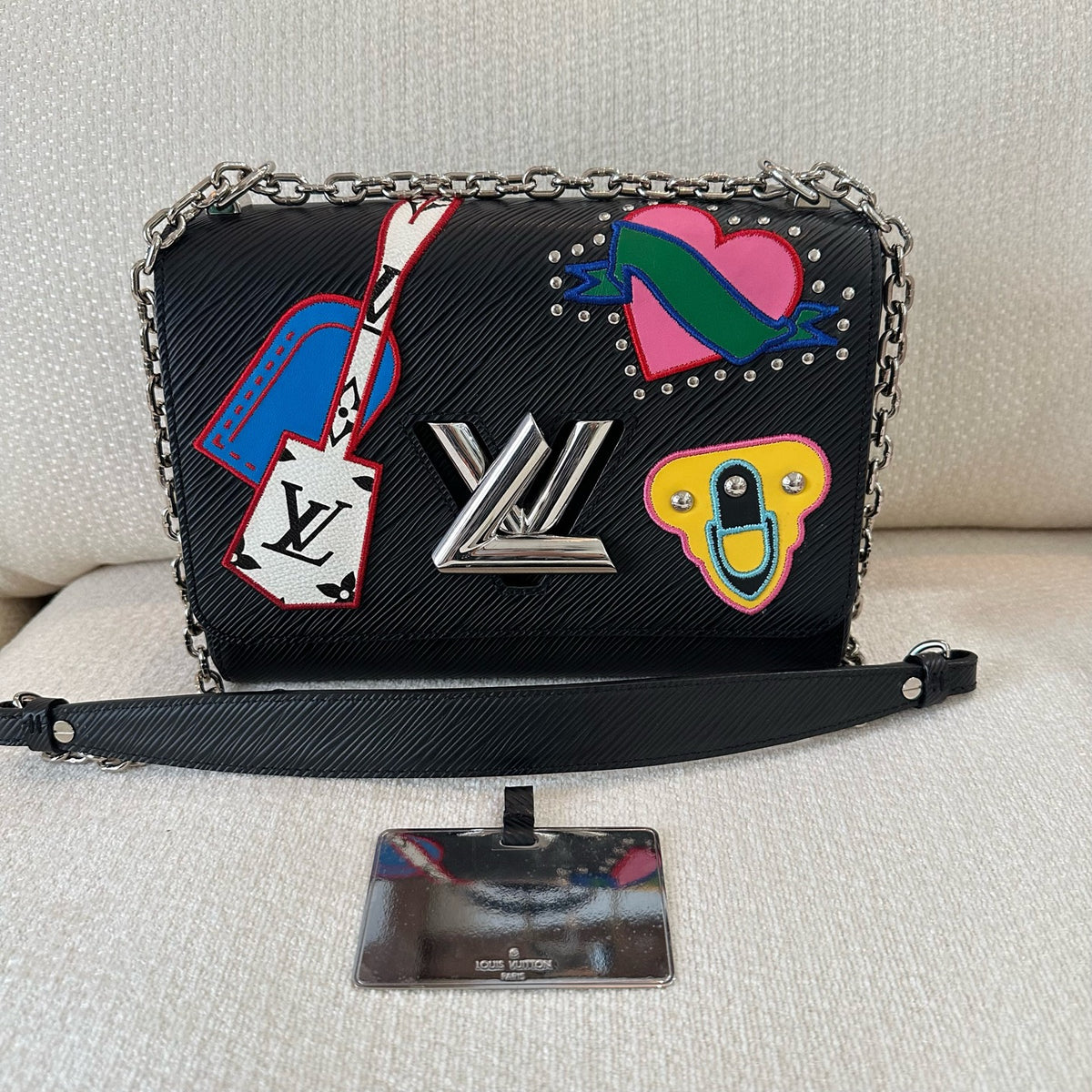 Louis Vuitton - Twist - Leather - Black
