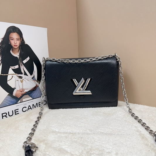 Louis Vuitton - Twist - Leather - Black - (medium)