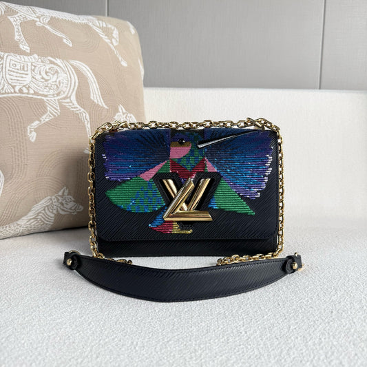 Louis Vuitton - Twist - Leather - Black - (medium)