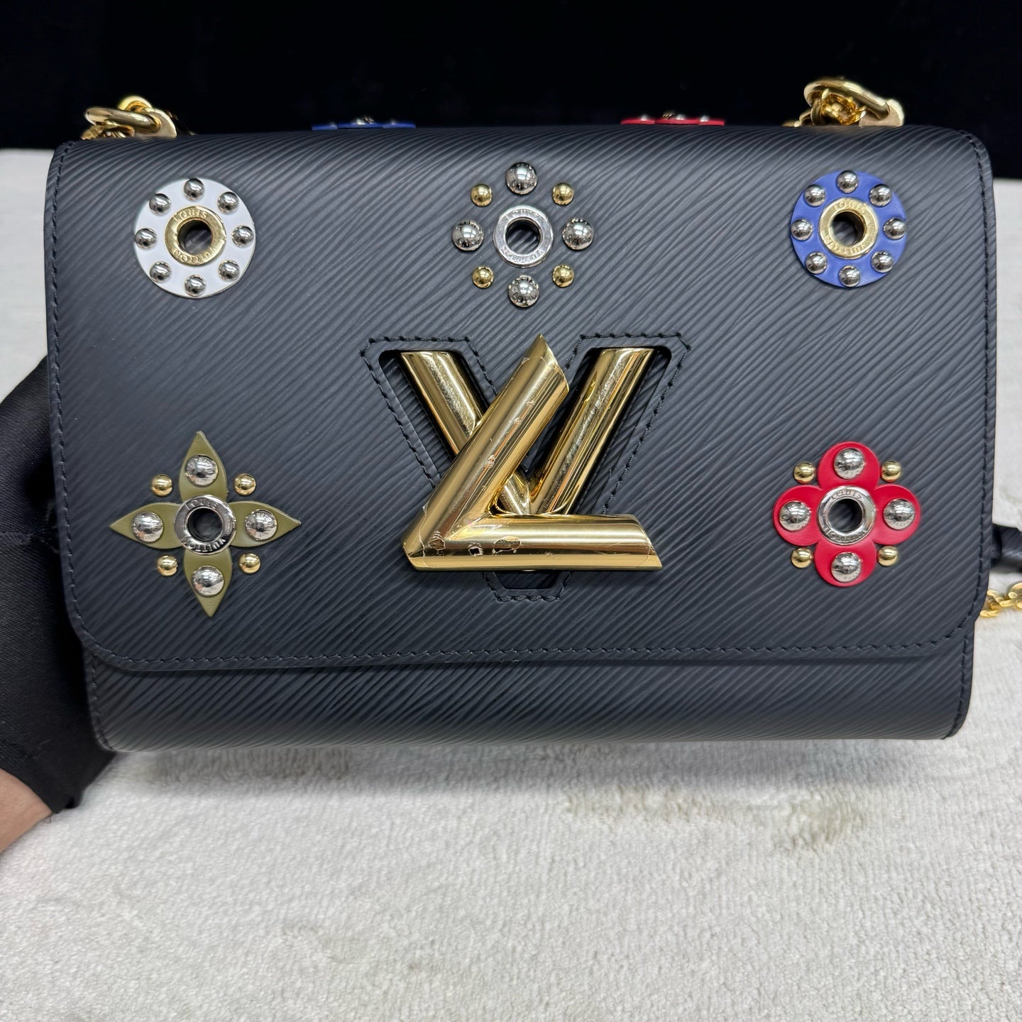 Louis Vuitton - Twist - Leather - Black - (medium)