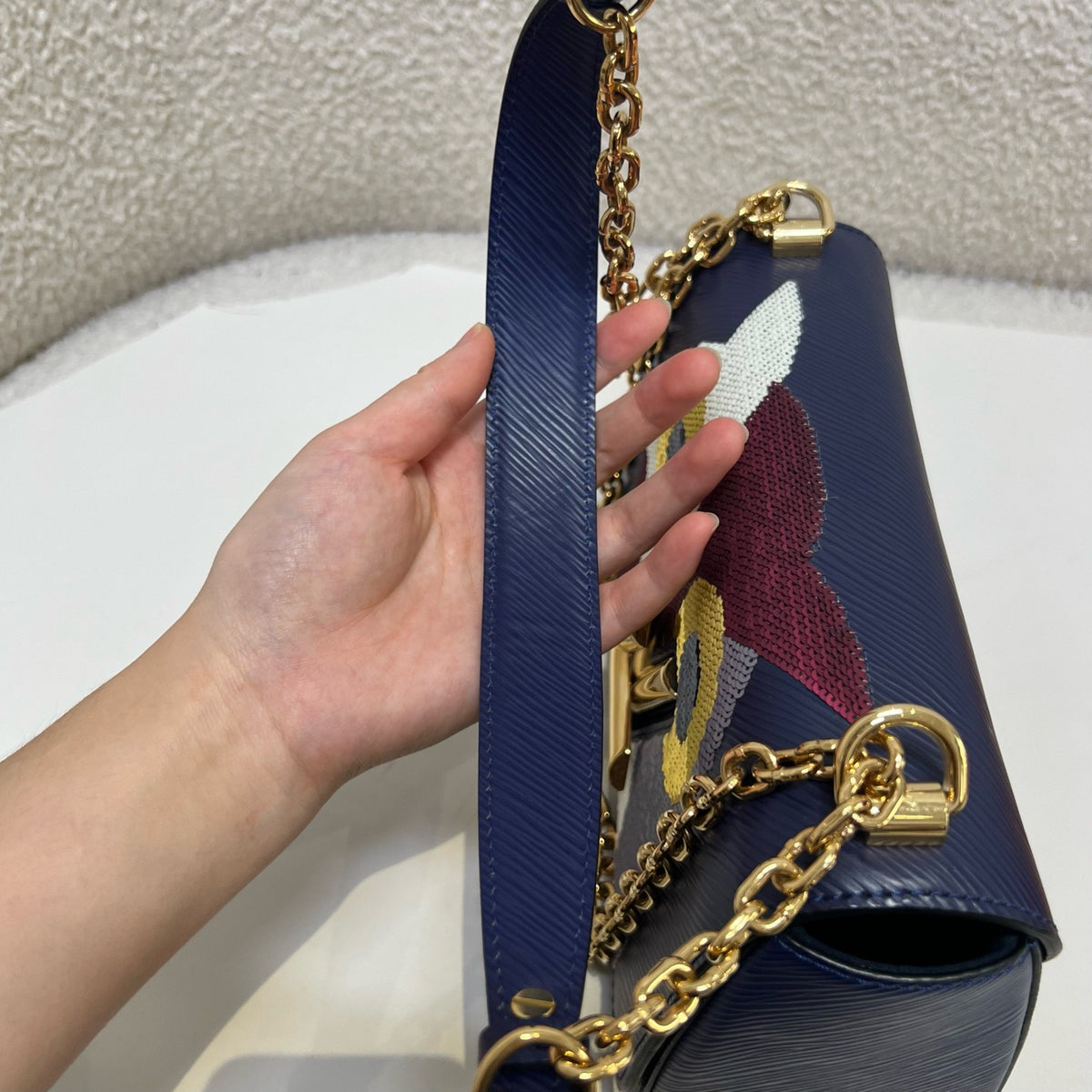 Louis Vuitton - Twist - Leather - Blue - (medium)