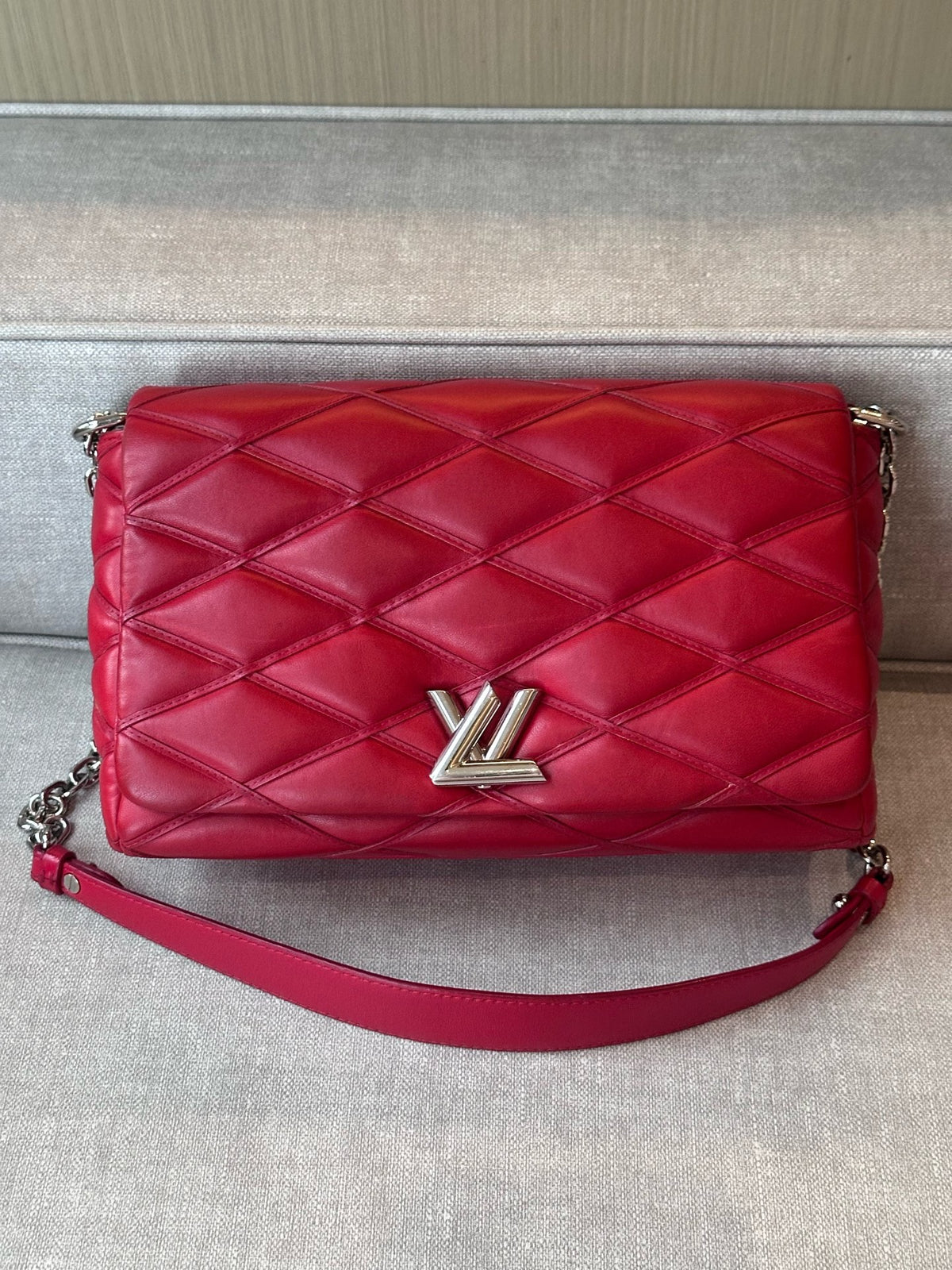 Louis Vuitton - Twist - Leather - Red - (mini)