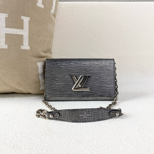 Louis Vuitton - Twist - Leather - Silver - (mini)