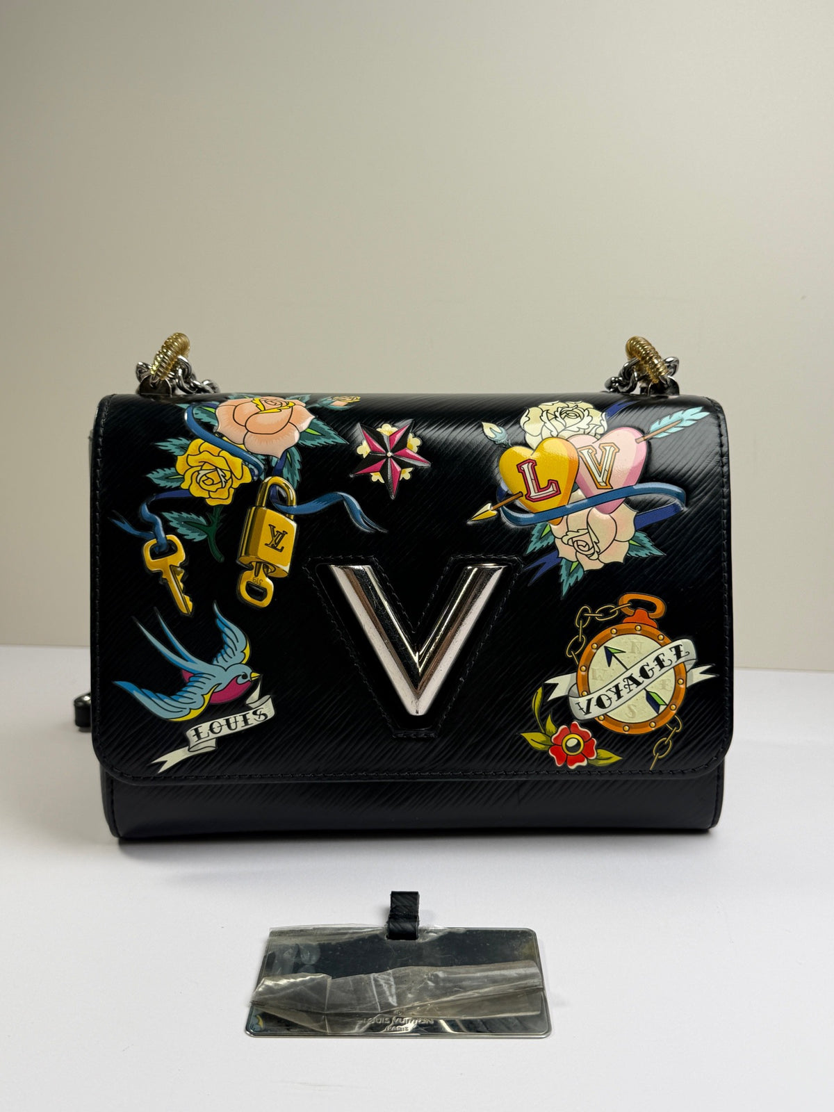 Louis Vuitton - Twist Medium - Leather - Black - (medium)