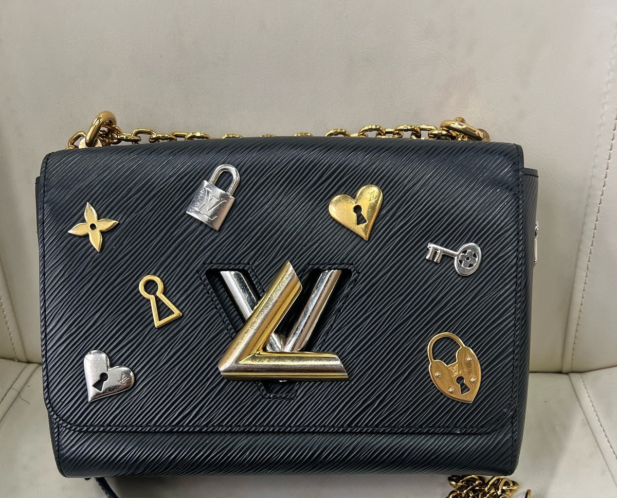 Louis Vuitton - Twist Medium - Leather - Black - (medium)