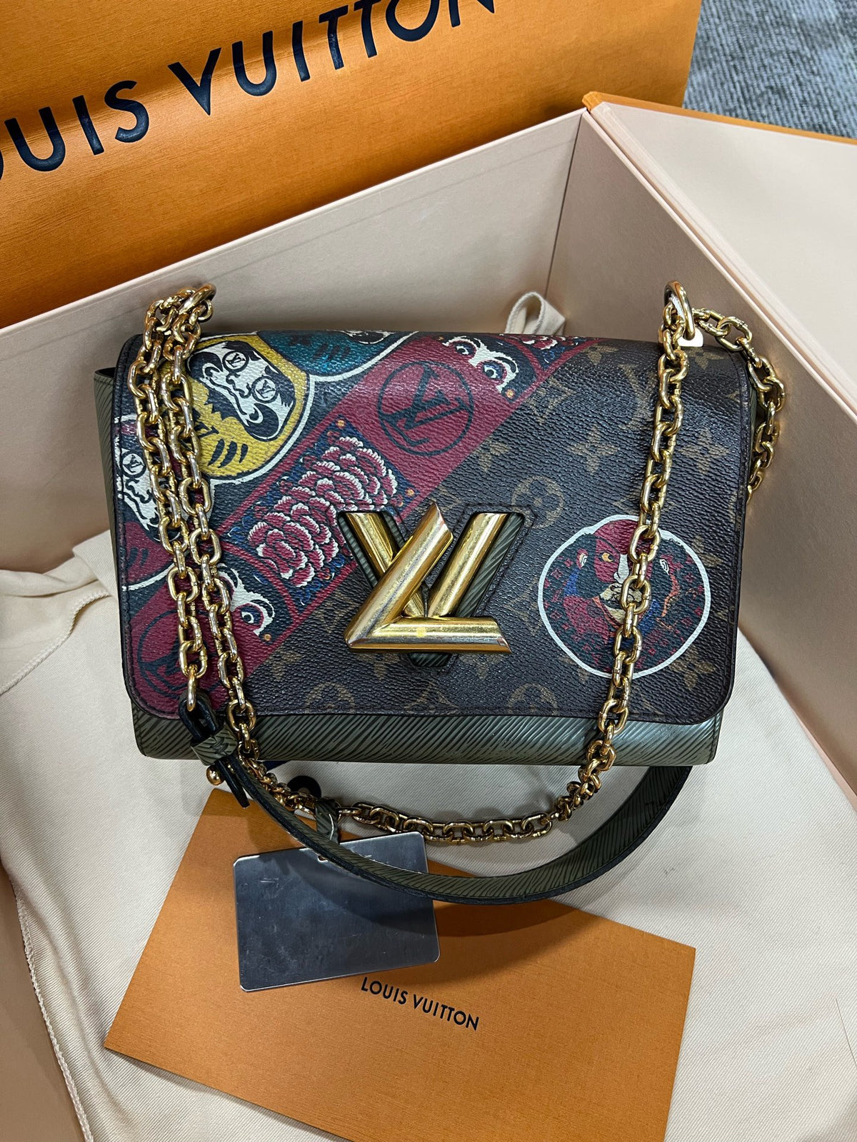 Louis Vuitton - Twist Medium - Leather - Blue - (medium)