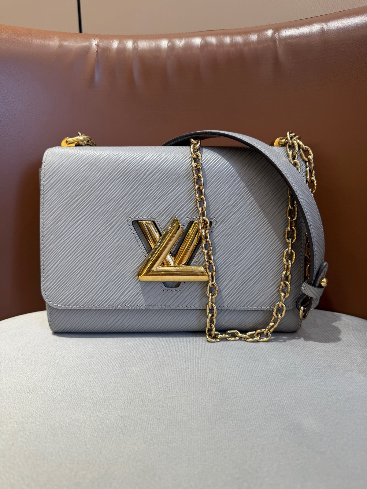 Louis Vuitton - Twist Medium - Leather - Blue - (medium)