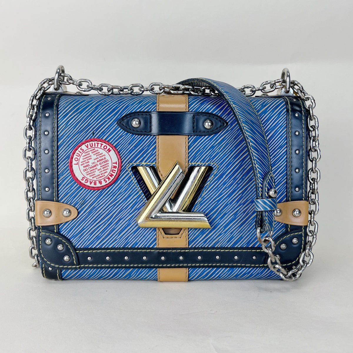 Louis Vuitton - Twist Medium - Leather - Blue - (medium)