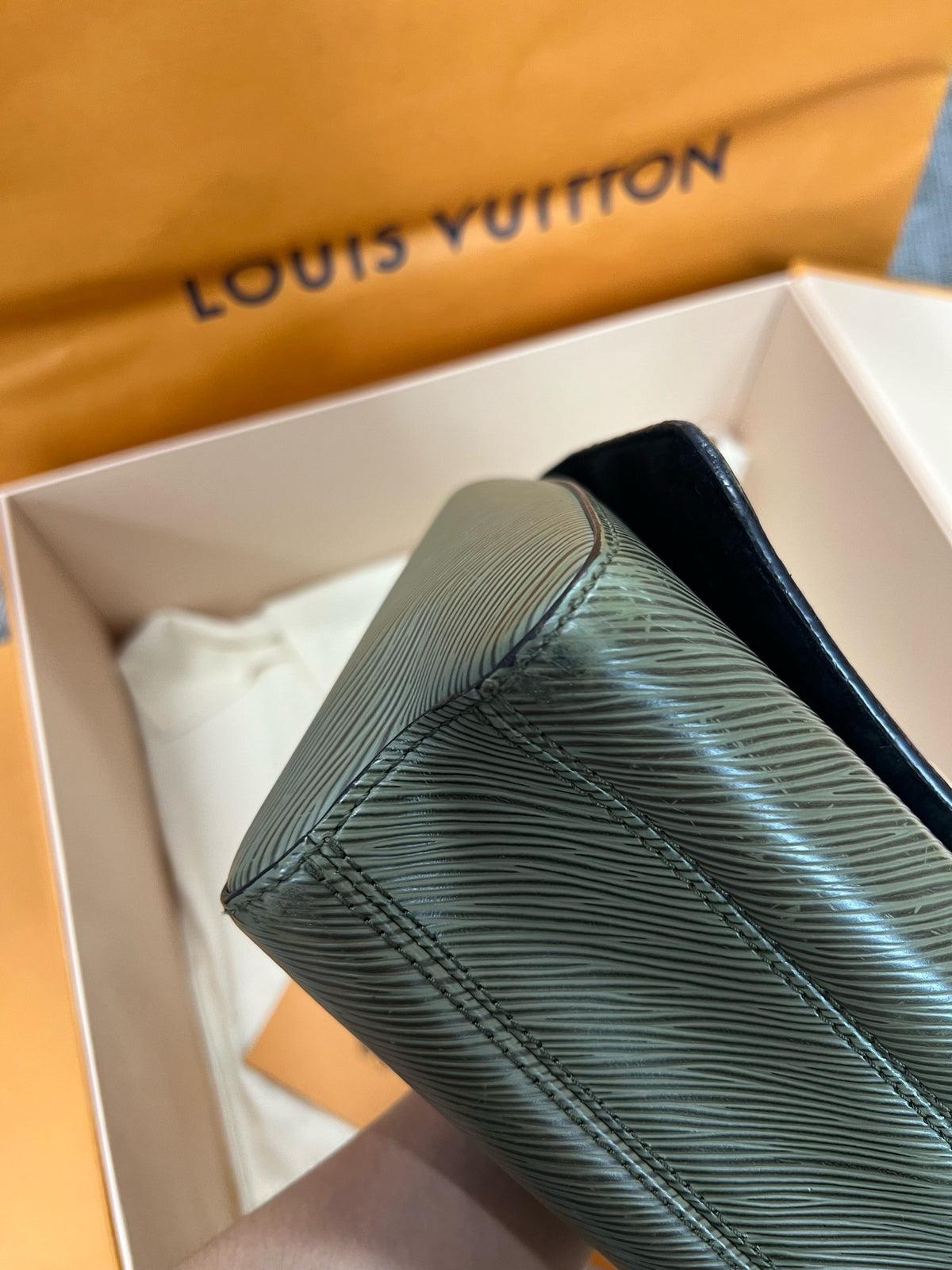 Louis Vuitton - Twist Medium - Leather - Blue - (medium)