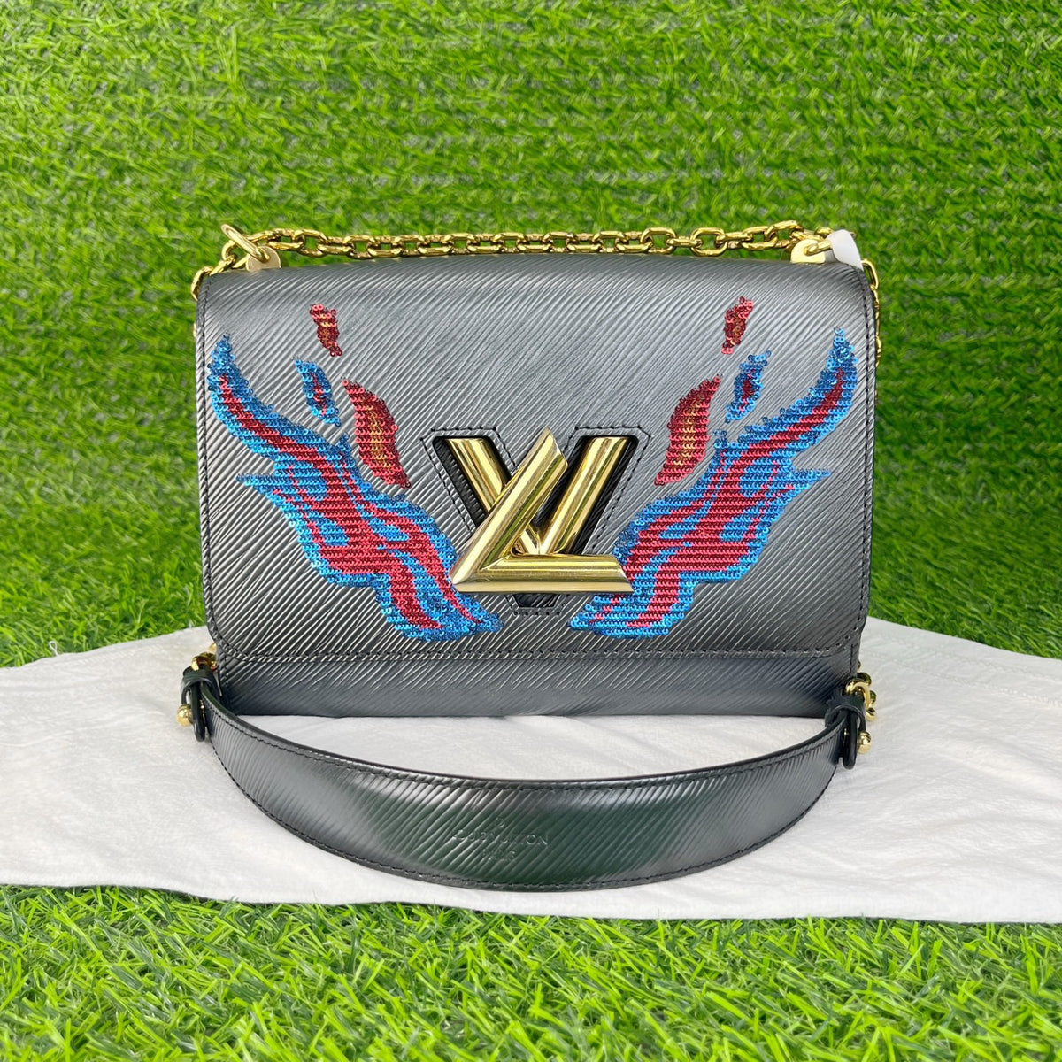 Louis Vuitton - Twist Medium - Leather - Grey - (medium)