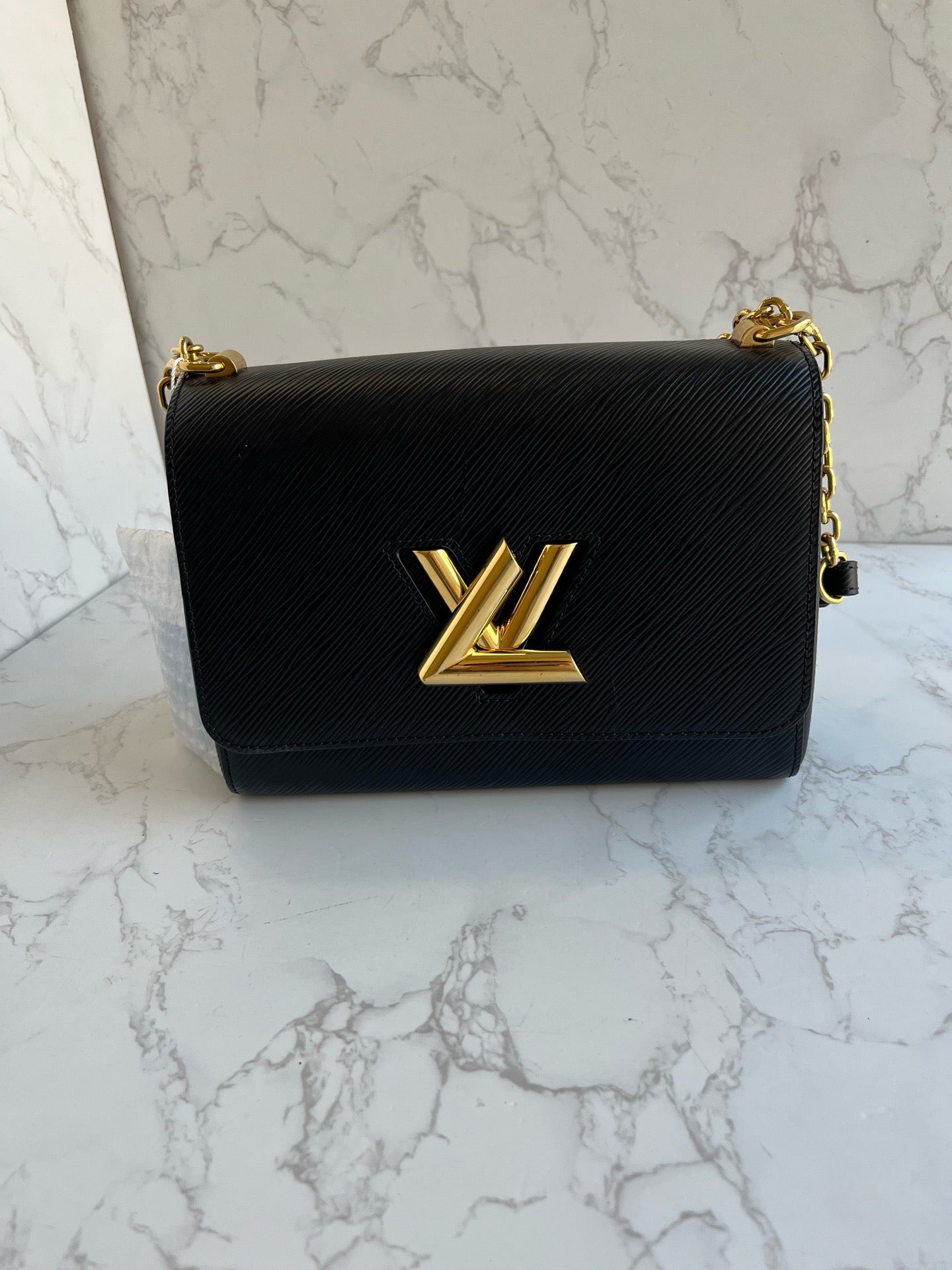 Louis Vuitton - Twist MM - Leather - Black - (medium)