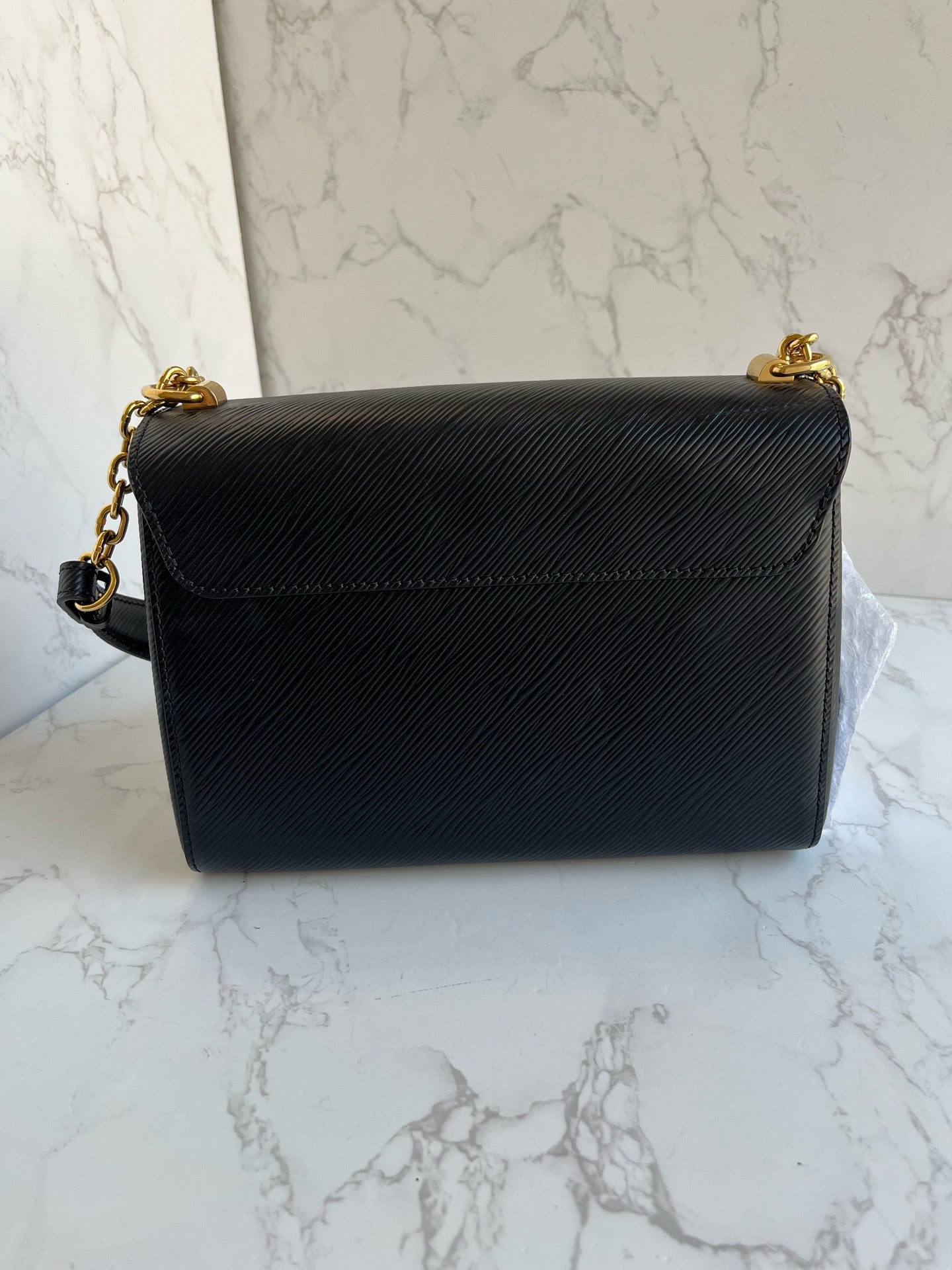 Louis Vuitton - Twist MM - Leather - Black - (medium)