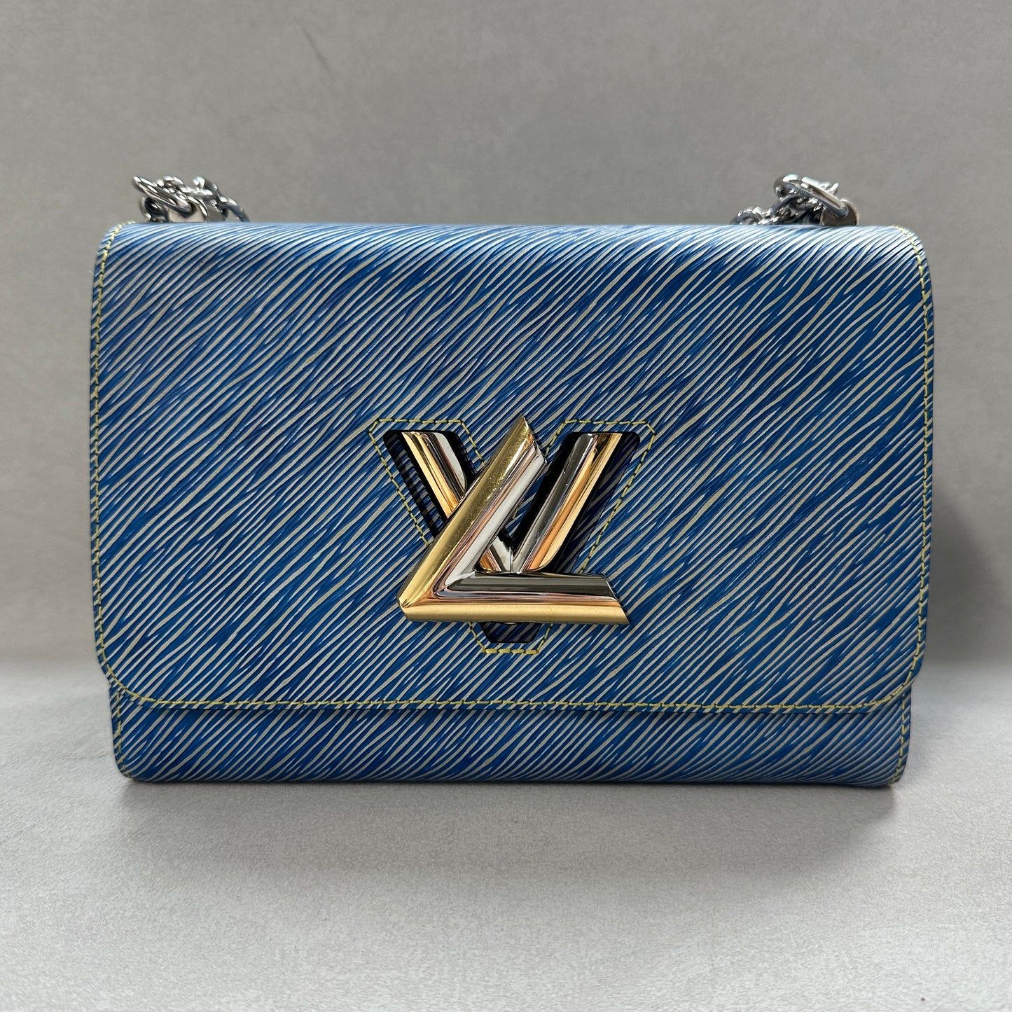 Louis Vuitton - Twist MM - Leather - Blue - (medium)