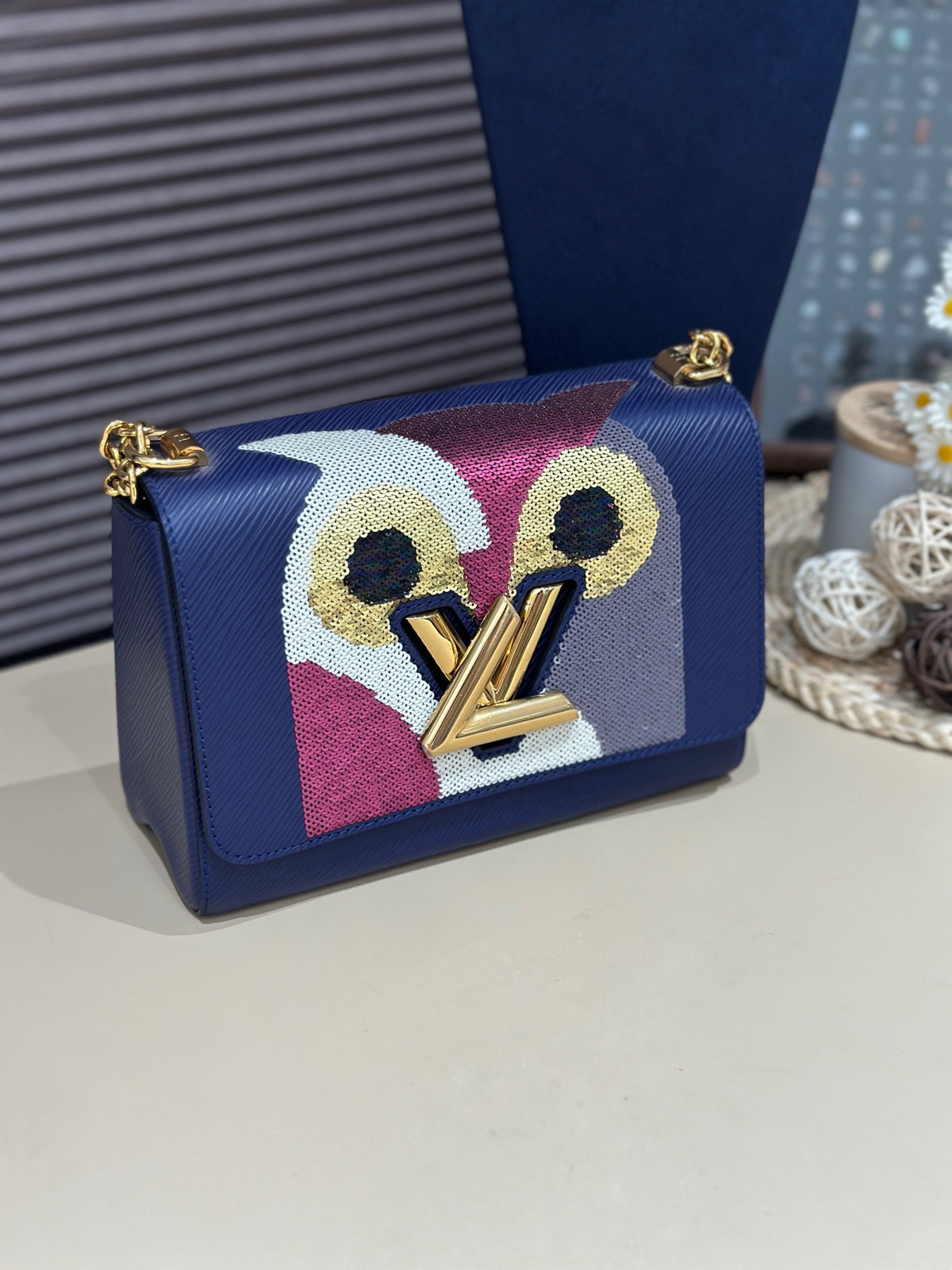 Louis Vuitton - Twist Owl - Leather - Blue - (mini)