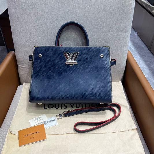 Louis Vuitton - Twist Tote - Leather - Blue - (medium)