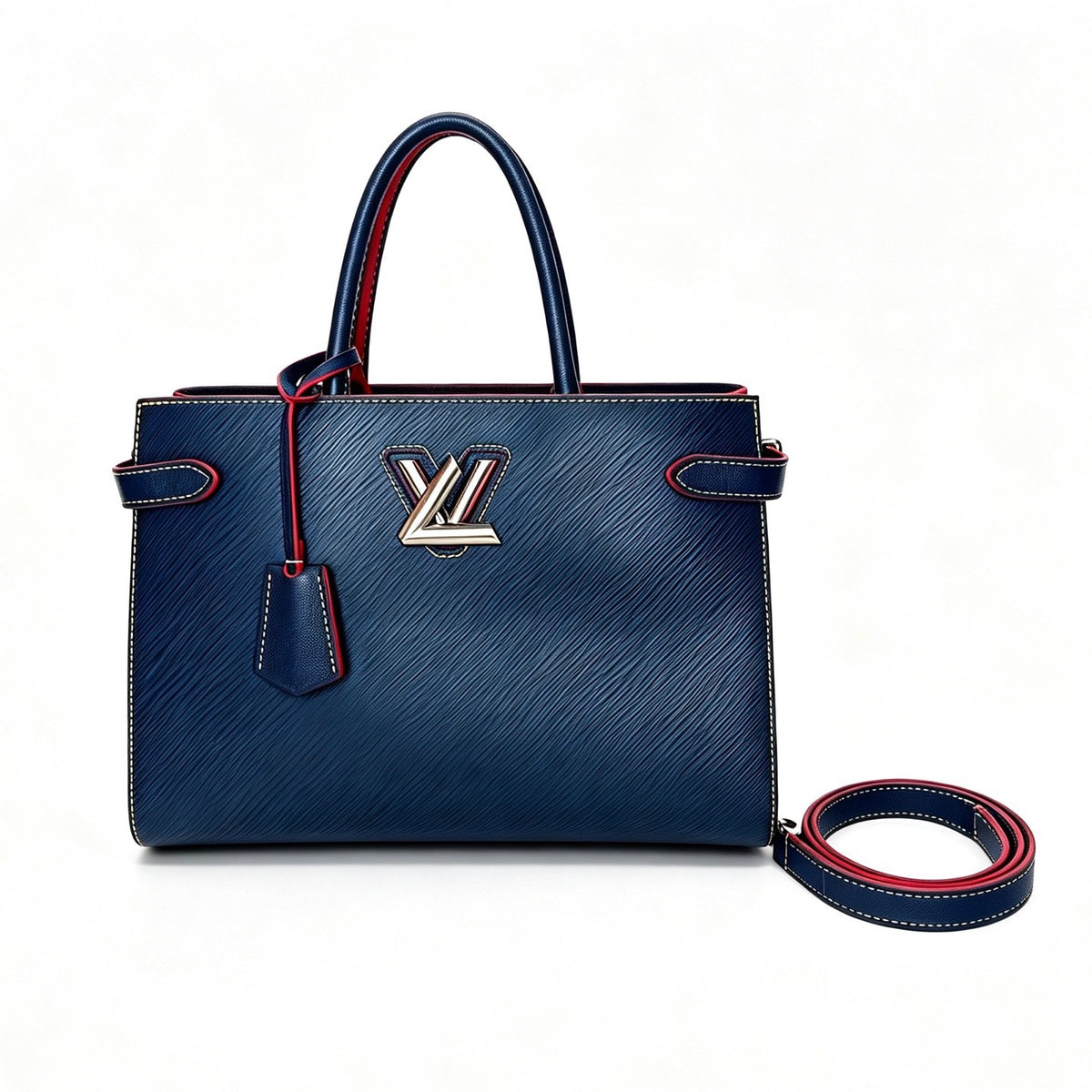 Louis Vuitton - Twist Tote - Leather - Blue - (medium)