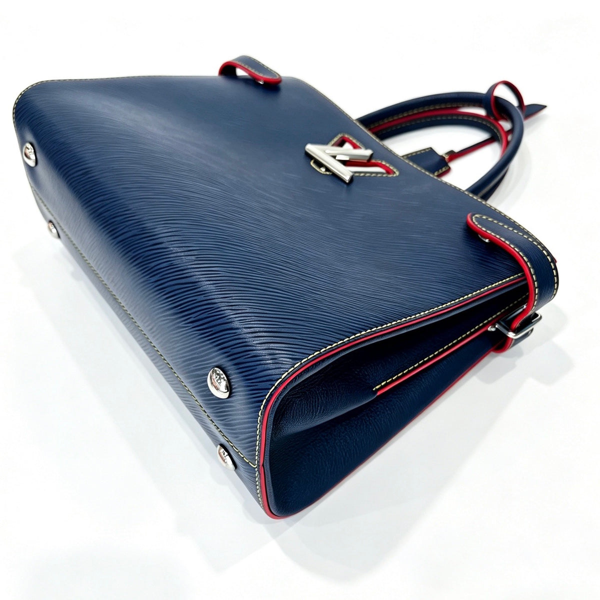 Louis Vuitton - Twist Tote - Leather - Blue - (medium)