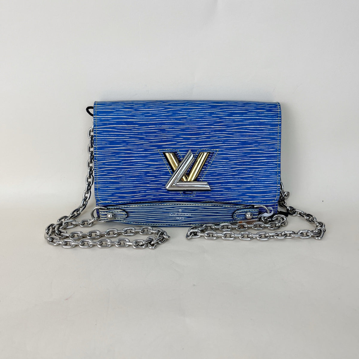 Louis Vuitton - Twist Wallet on Chain - Leather - Blue - (small)