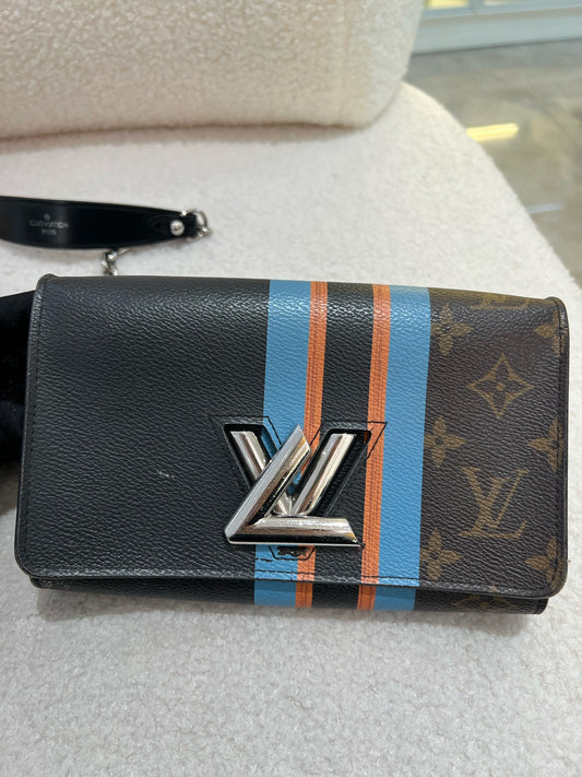 Louis Vuitton - Twist Wallet on Chain - Monogram coated canvas and Epi leather - Brown, Black, Blue, and Orange - (mini)