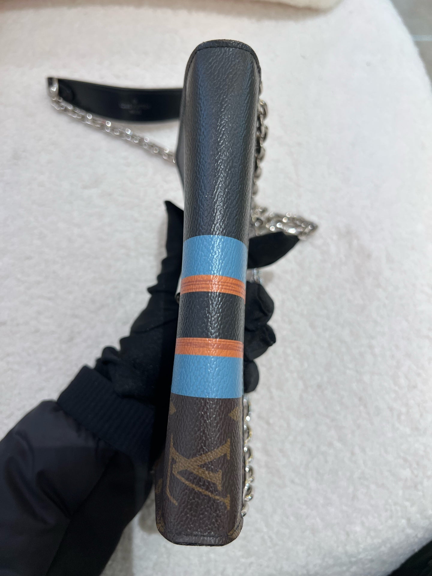 Louis Vuitton - Twist Wallet on Chain - Monogram coated canvas and Epi leather - Brown, Black, Blue, and Orange - (mini)