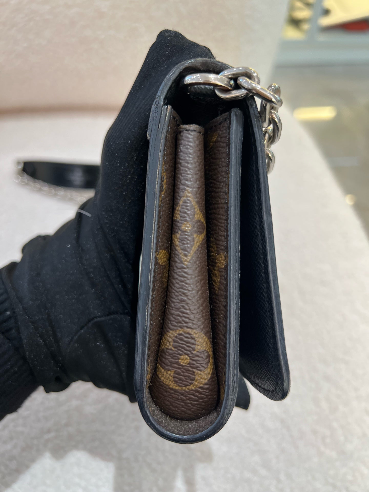 Louis Vuitton - Twist Wallet on Chain - Monogram coated canvas and Epi leather - Brown, Black, Blue, and Orange - (mini)