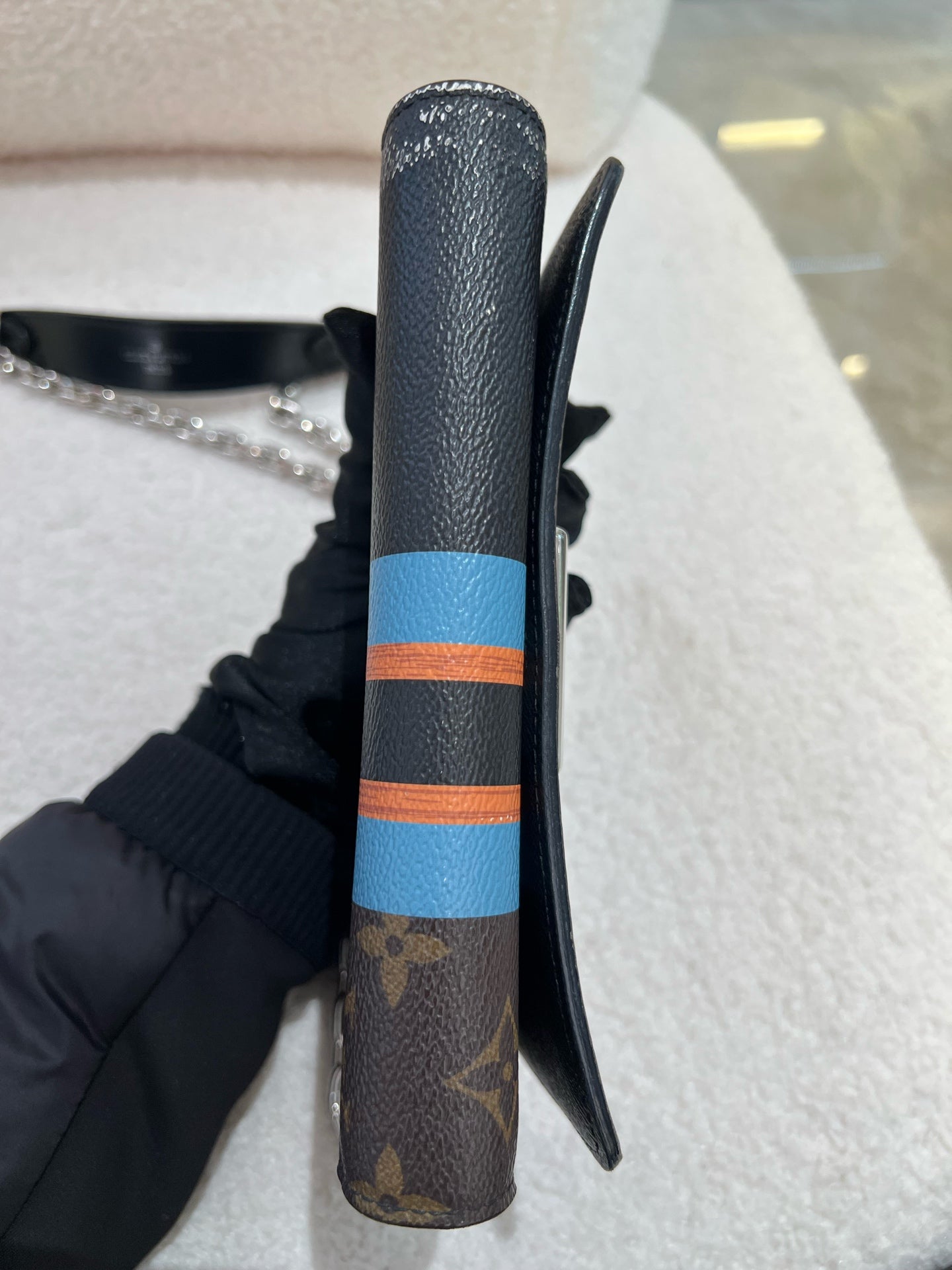 Louis Vuitton - Twist Wallet on Chain - Monogram coated canvas and Epi leather - Brown, Black, Blue, and Orange - (mini)