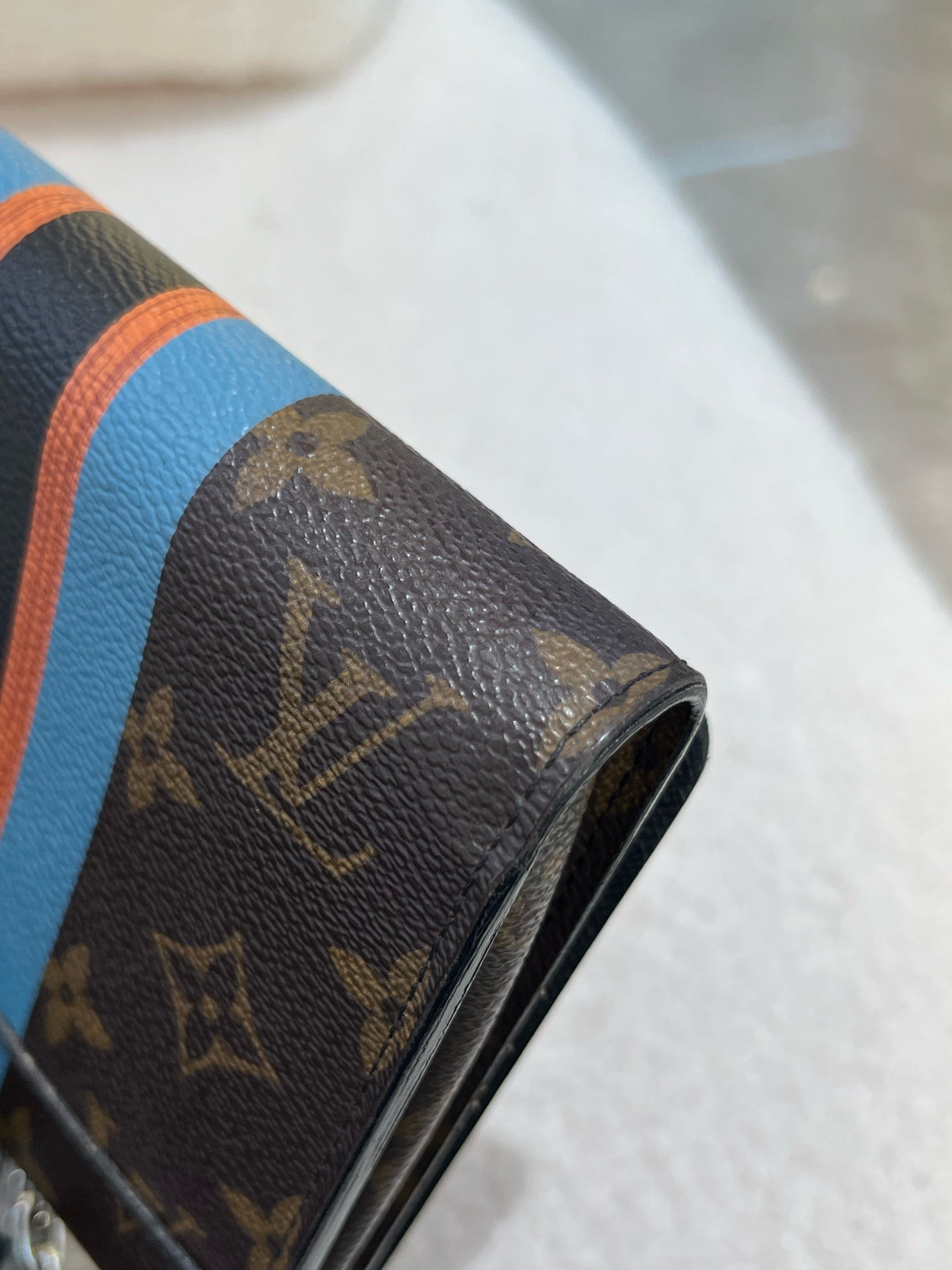 Louis Vuitton - Twist Wallet on Chain - Monogram coated canvas and Epi leather - Brown, Black, Blue, and Orange - (mini)