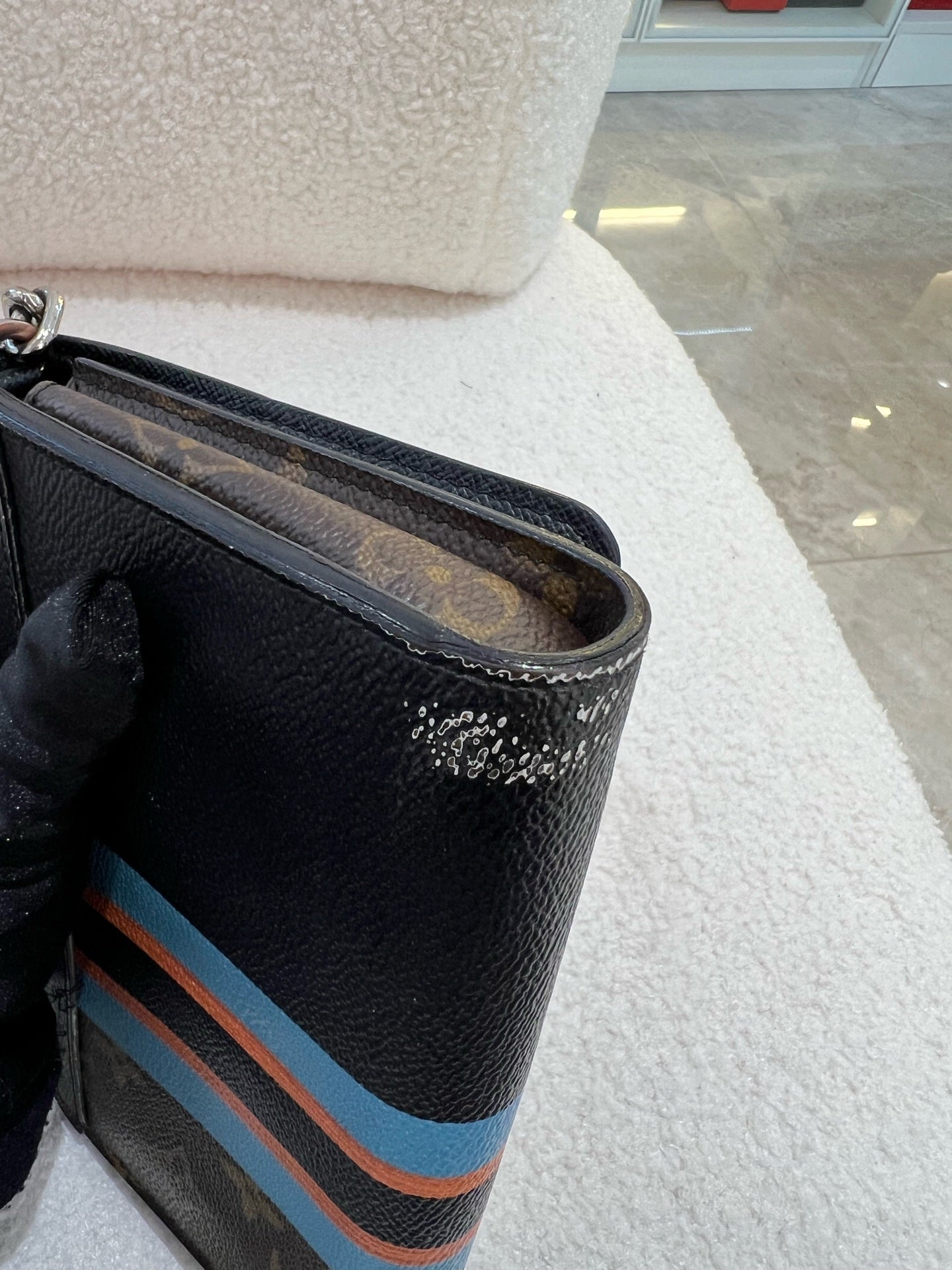 Louis Vuitton - Twist Wallet on Chain - Monogram coated canvas and Epi leather - Brown, Black, Blue, and Orange - (mini)