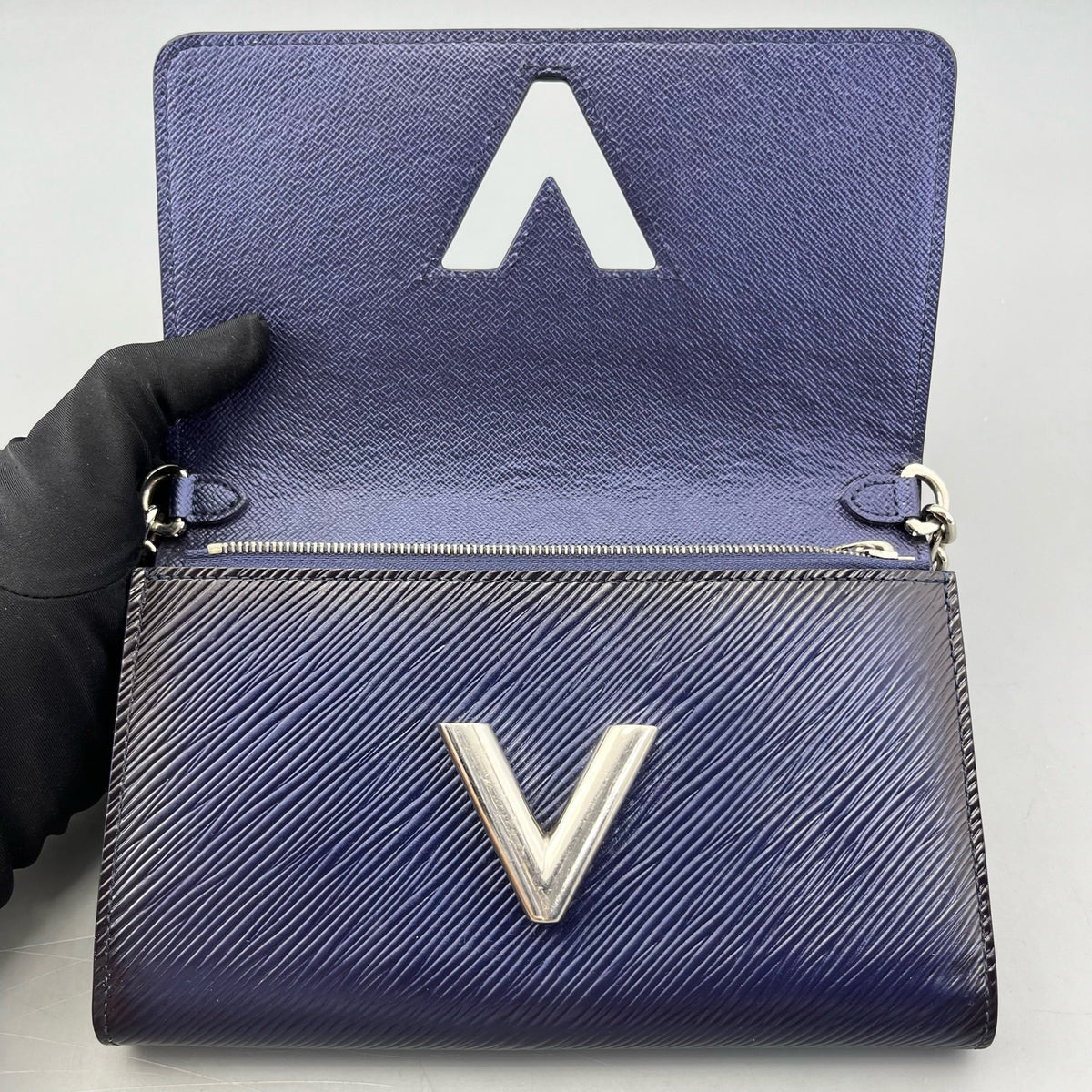 Louis Vuitton - Twist WOC Flame Sequins - Leather - Navy - (mini)