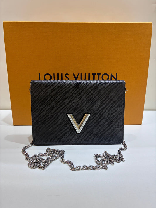 Louis Vuitton - Twist WOC - Leather - Black - (mini)