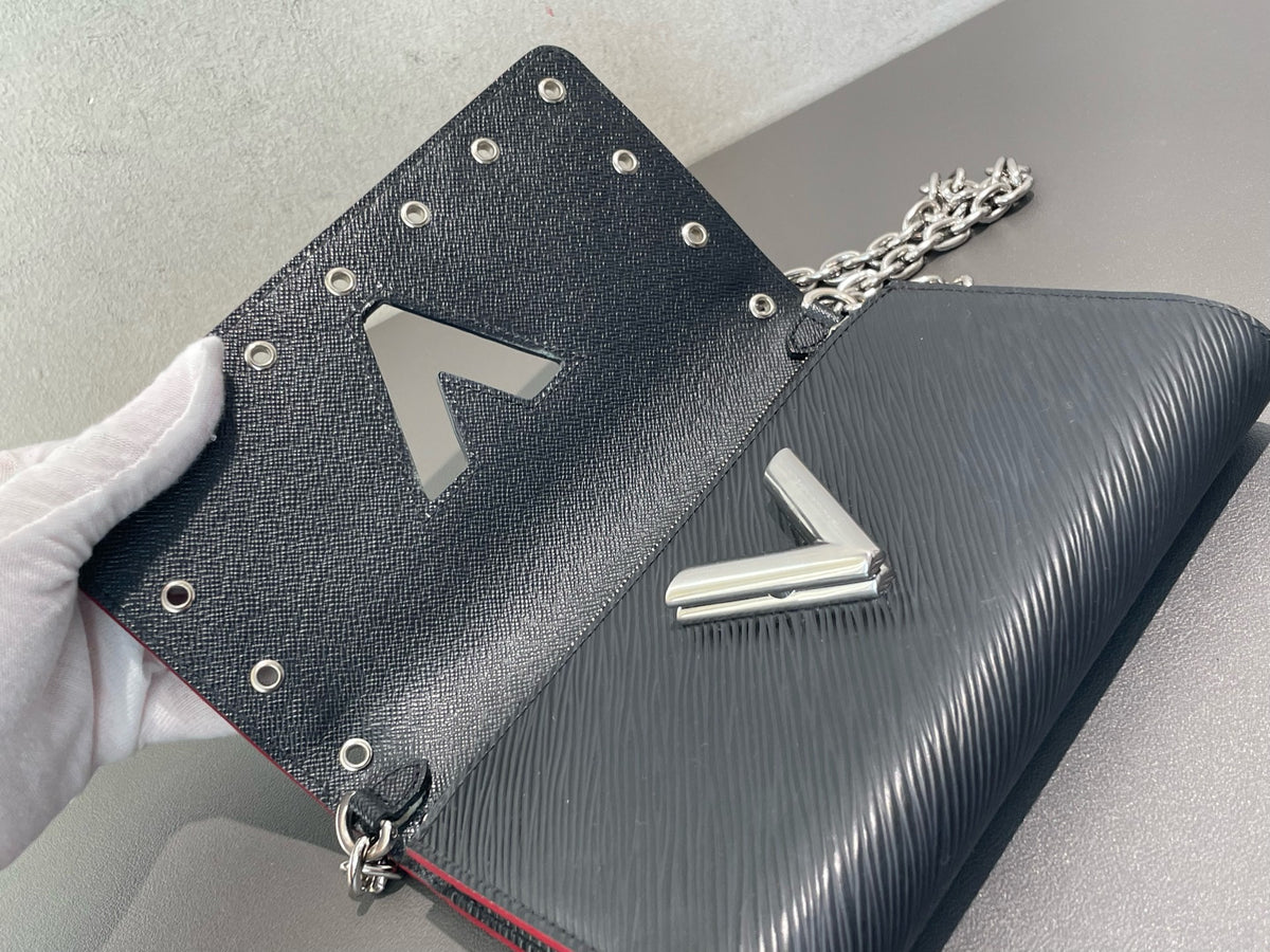 Louis Vuitton - Twist WOC - Leather - Black - (Small)
