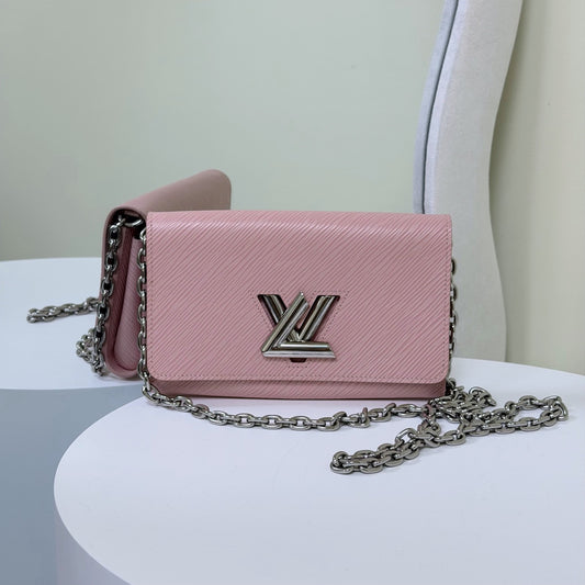 Louis Vuitton - Twist WOC - Leather - Pink - (small)
