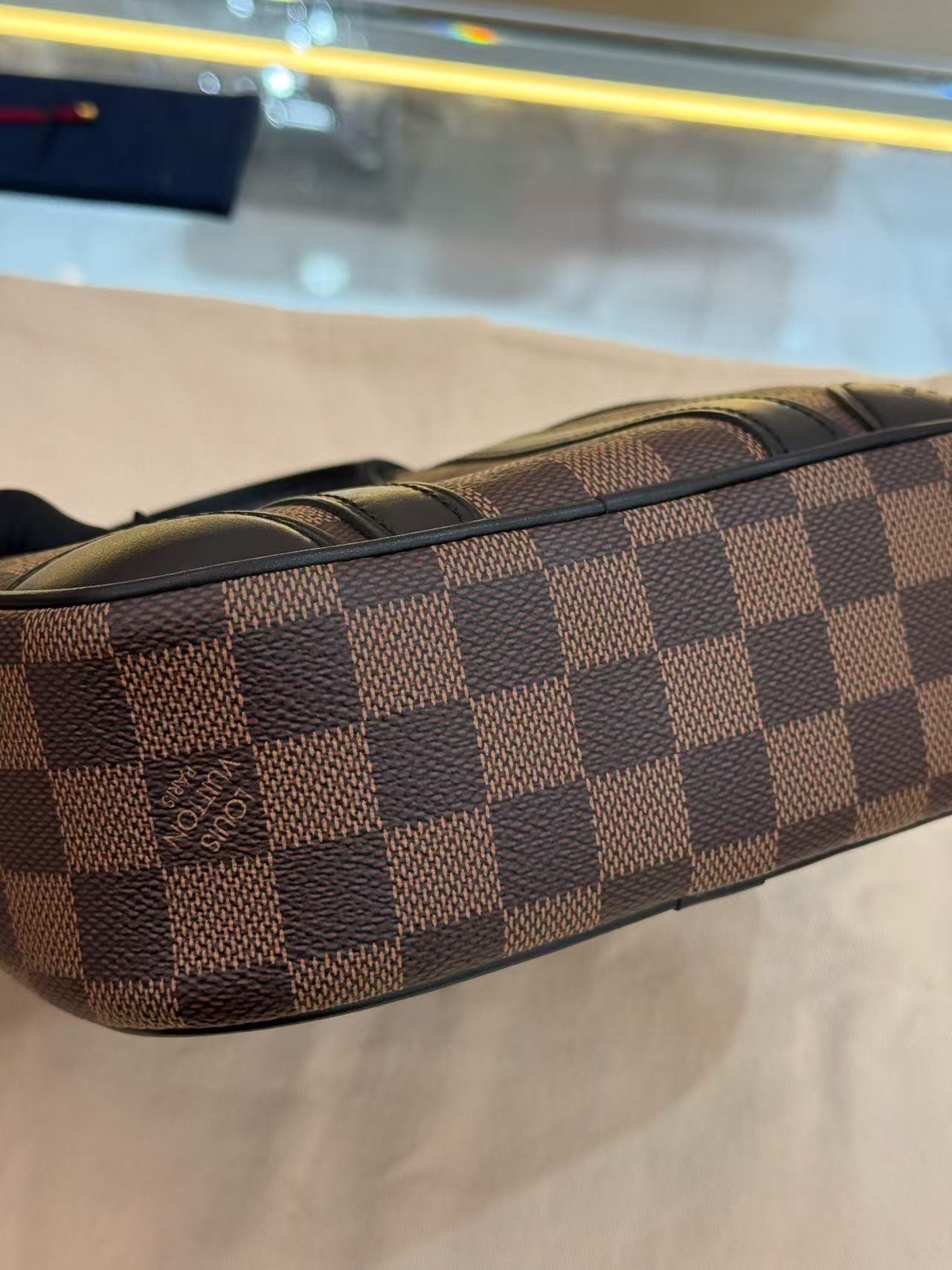 Louis Vuitton - Valisette Souple BB - Damier Ebene coated canvas with black leather trim - Brown - (mini)