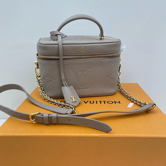 Louis Vuitton - Vanity PM - Grained leather - Beige - (mini)